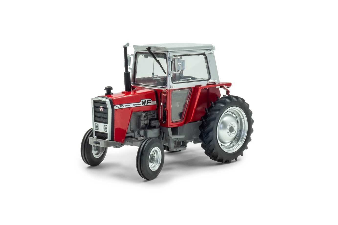 Massey Ferguson 575 2wd (Rood/Zilvere cabine) - Limited Edition